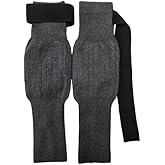 Thickened Leg Warmers for Women and Men - Anti-Slip  Knee Sleeves for Arthritic Knees, Hiking, Climbing, Skating & Sleeping - Medium