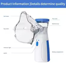 Mini Portable USB Medical  Silent Mesh Nebuliser Handheld Asthma Inhaler Atomizer for Kids Adult Health Care